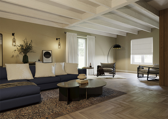 Laura Ashley Candy Stripe, French Navy - Made to Measure Curtains - Image 7